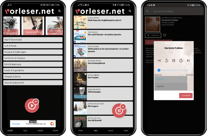 Vorleser.net App