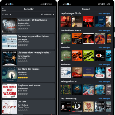 Audiolibrix Hörbücher - Mobile App