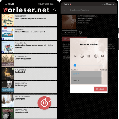Vorleser.net Mobile App